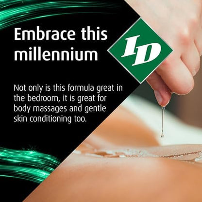 ID Millennium Silicone Personal Lubricant 1 Fl Oz Hypoallergenic Lube with Premium Quality, Ultra Smooth Feeling, Travel Tube, Made in USA by ID Lubricants