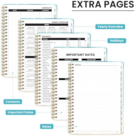 ZOTIA Planner 2026-2027 Jul 2026-Jun 2027 Academic Monthly & Weekly Planner