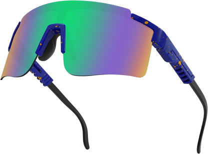 MALIDAK Sports Sunglasses for Mens Women Youth Baseball Sunglasses UV400 Protection Men Cycling Glasses