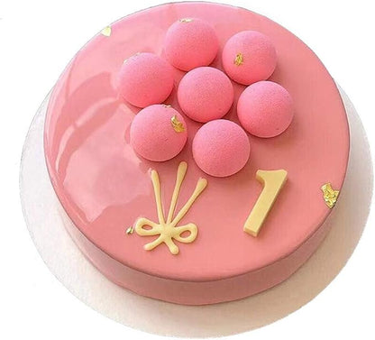 OCPO KITCHEN Mini Truffles Silicone Mold for Baking Candy, Chocolate, Cake Decoration Mold, Non-Stick & Easy Release, 3D Mini Ball Shape (15-Cavity)