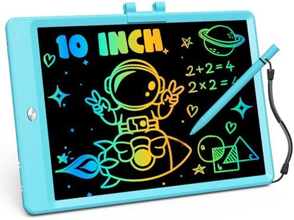 ORSEN LCD Writing Tablet 10 Inch, Colorful Doodle Board Drawing Pad for Kids, Toddler Toys for 3 4 5 6 7 8 Year Old Girls Boys Gifts (Blue)
