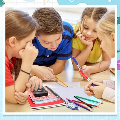 Gilprop 816 Pcs Middle High School Supplies Kit 6 Sets Back to School Supplies for Kids Middle High College Bundle Essential Stuff Bulk Stapler Notebook Calculator for Student Teen Classroom