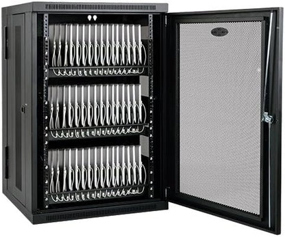 Tripp Lite 48-Port USB Charging Station Cabinet for Tablet, iPad & Android, Charge & Sync, Wall Mount (CS48USB)