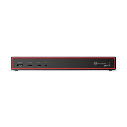 Lenovo ThinkPad Thunderbolt 5 Smart Dock 7500, 120Gbps Data Transfer, 180W Power Delivery, Multiple Display Support, 2.5Gbps Ethernet, Black