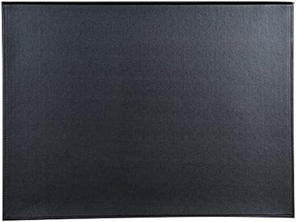 KINGFOM 18''x14'' Large Rectangle A3 Desk Writing & Drawing Desk Pad &Board Table Protector Mat with Paper Clip on Top Black