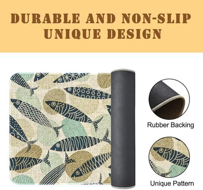Kitchen Rugs and Mats,Washable Non-Slip Floor Mats Door Mat