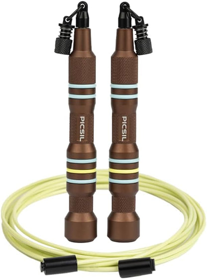 Picsil Insigne Jump Rope, Versatile Speed Rope in 3 Modalities, Fast, Weighted or Crossover Jump Rope, Adaptable to Any Type of Training From Speed to Strength Work