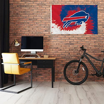 NFL Rico Industries Standard 3' x 5' Banner Flag Single Sided - Indoor or Outdoor - Home Décor