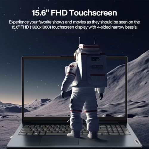 Lenovo IdeaPad 1 Touchscreen Laptop, 15.6" FHD(1920 * 1080), Intel Core i5-1335U, 16GB RAM, 1TB SSD, HDMI, SD Card Reader, Webcam, Wi-Fi 6, Win 11 Home, Abyss Blue, Bundle with ML101 Wireless Mouse