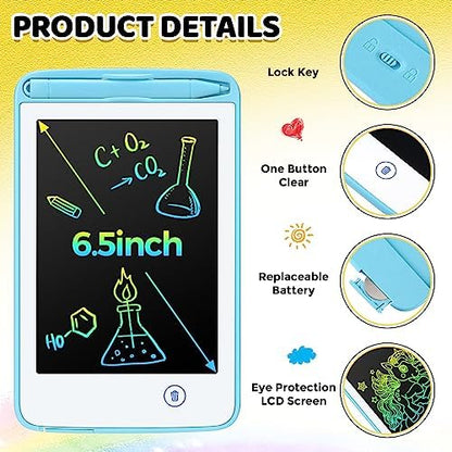 Zhehao 12 Pcs LCD Writing Tablet for Kid 6.5'' Doodle Board Drawing Tablet