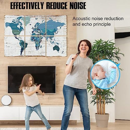 YPY Acoustic Panels Soundproof Wall Panels: Sound Absorbing Panels
