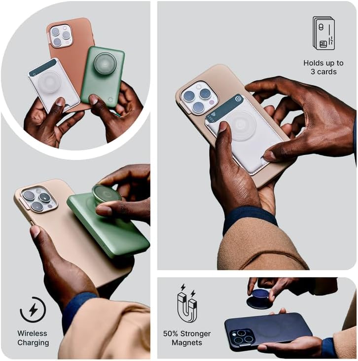 PopSockets iPhone 15 Plus Phone Case with MagSafe- Heart Queen