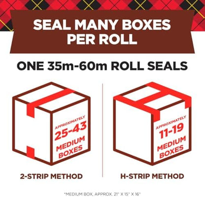 Scotch Commercial Grade Shipping Packaging Tape, 1.88" x 54.6 yd