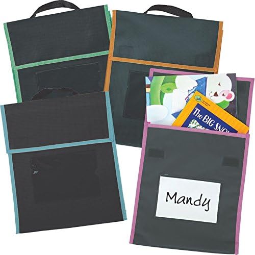 Really Good Stuff Book Pouch, 4 Pack, Water-Resistant