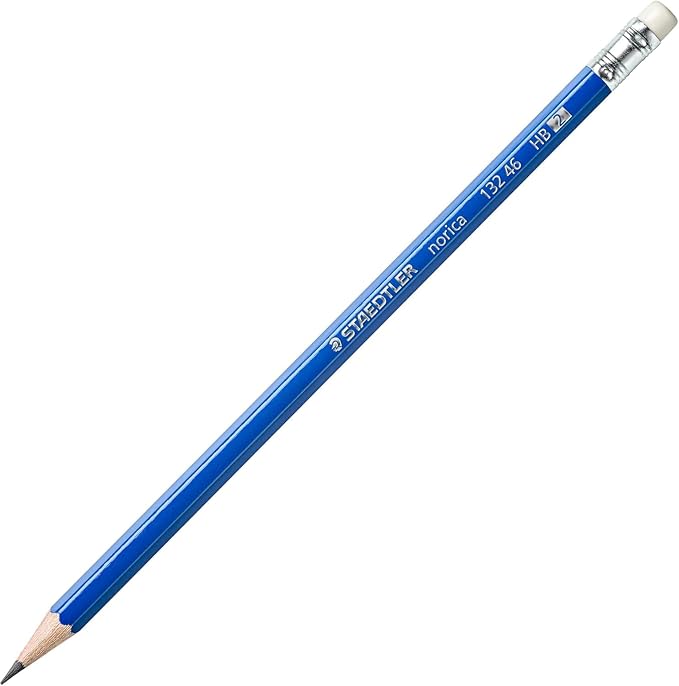 STAEDTLER Norica Pencil Set, 50 Pencils + 50 Eraser Caps + Sharpener 4 Pack