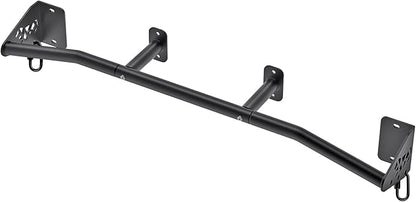SELEWARE 32"/36" Wall Mount Pull Up Bar Joist Mount Chin Up Bar for Doorway | Heavy Duty Steel Construction Support 450 lb, w/Resistance Band Hooks, Fits 32"/36" Wall Studs for Home Gym Strength Training