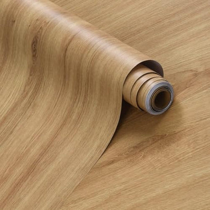 Honey Oak Contact Paper Peel and Stick Wood Grain Wallpaper 15.74"x196"