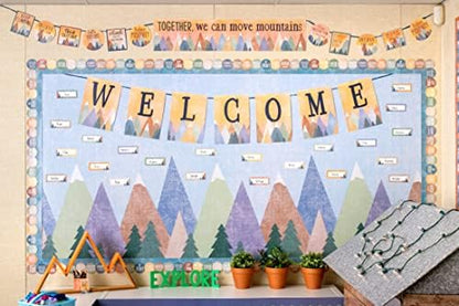 Teacher Created Resources Moving Mountains Better Than Paper Bulletin Board Roll (TCR77421),Rectangular