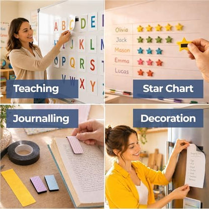 Kraftex Magnetic Tape: 10ft x 1/2" Magnetic strips with Adhesive Backing. Sticky, Flat Magnets for Crafts, Magnet labels & Stickers. Magnets with Adhesive Backing are Great for Home, School and Office