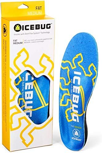 Icebug SLIM Low Cushion Support Insole with Arch Flex Technology