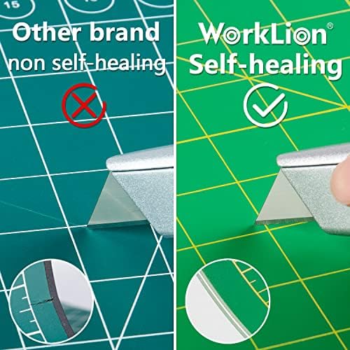 worklion self healing cutting mat 36" x 48" for sewing,fabric cutting,rotary cutting,5-layer non-slip as desk top for Scrapbooking & Quilting & Sewing & Arts & Crafts Project……