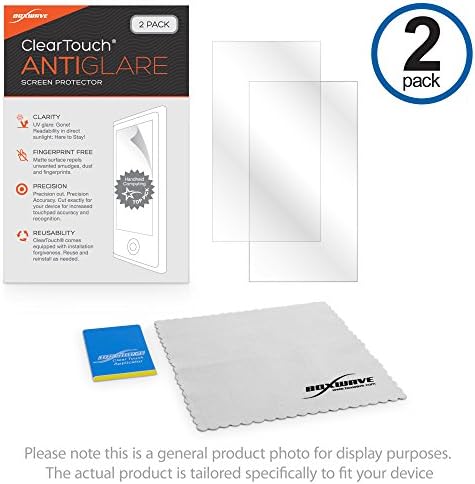 BoxWave Screen Protector Compatible with YYTFY LCD Writing Tablet (12 in) - ClearTouch Anti-Glare (2-Pack), Anti-Fingerprint Matte Film Skin
