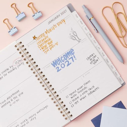 Blue Sky 2027 Weekly & Monthly Planner Calendar, 5"x8", Tula
