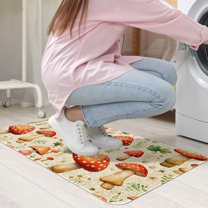 Kitchen Rugs and Mats,Washable Non-Slip Floor Mats Door Mat