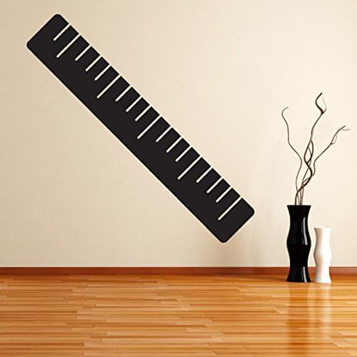 Office Supplies Wall Decals Stickers ID001, Black, 72 Inches