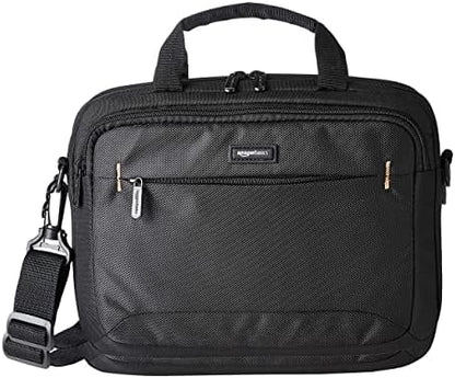 Amazon Basics Laptop Carrying Case with Adjustable Shoulder Strap, 11.6 in, Black, 10-Pack