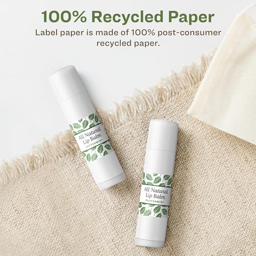 Avery EcoFriendly Matte White Recycled Square Labels, 3/4" x 3/4", Print-to-The-Edge, Matte White Labels, Permanent Adhesive, Laser/Inkjet Printable, 4,000 Total