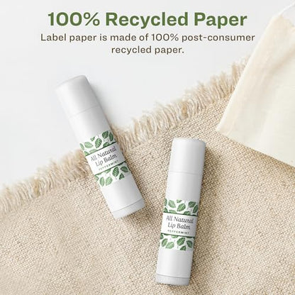 Avery EcoFriendly Matte White Recycled Square Labels, 3/4" x 3/4", Print-to-The-Edge, Matte White Labels, Permanent Adhesive, Laser/Inkjet Printable, 800 Total