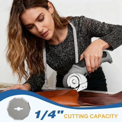 VLOXO Cordless Electric Scissors 4.2V Cardboard Cutter with Safety Lock