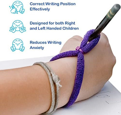 The Original OT Invented & Patented HandiWriter, Hand Made in the USA, Handwriting Aid for a Proper Tripod Grip, Finger Position & Better Penmanship. Great for All Kids Kindergarten Age & Up (2 Pack)