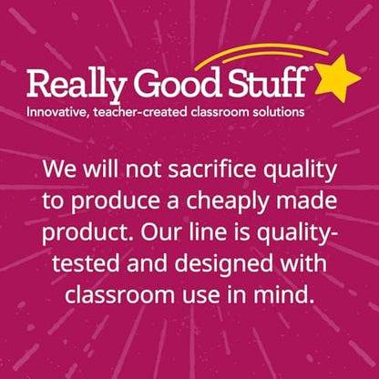 Really Good Stuff Early Childhood Classic Chair Pockets, Set of 6