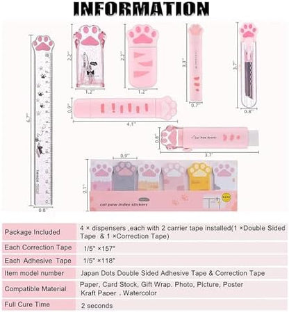 9Pcs Cute School Supplies, Cute Stationery,Includs Pencil Sharpener