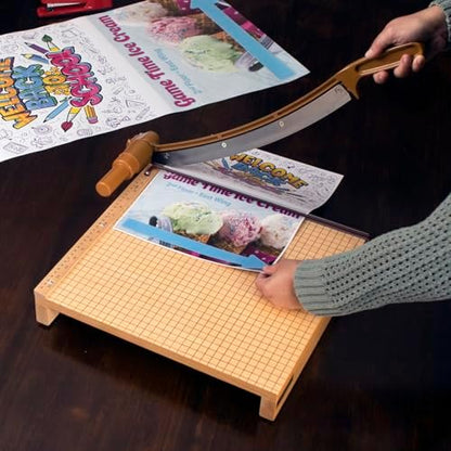 Swingline Paper Trimmer, Guillotine Paper Cutter, 15" Cut Length, 15 Sheet Capacity, ClassicCut Ingento (1142)