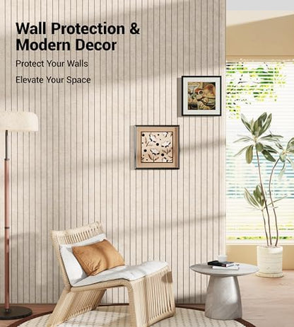 28" x 18" Felt Bulletin Board Tiles 1/2" Thick, Beige