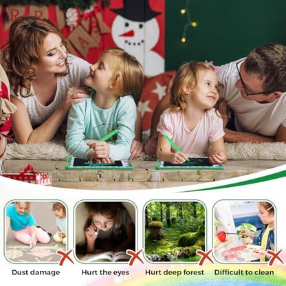 Zhehao 20 Pack 8.5 Inch LCD Writing Tablet Drawing Board,Green,Stylish