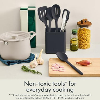 bella 6 Piece Modular Tool Set, Non-Toxic, Heat safe to 425°F, Slate