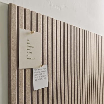 48" x 36" Large Felt Bulletin Board 1/2" Thick, Tan
