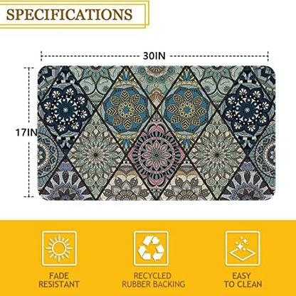 Kitchen Rugs and Mats,Washable Non-Slip Floor Mats Door Mat