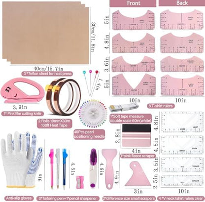 QUKLOGEN Sublimation Shirts Tool Kits