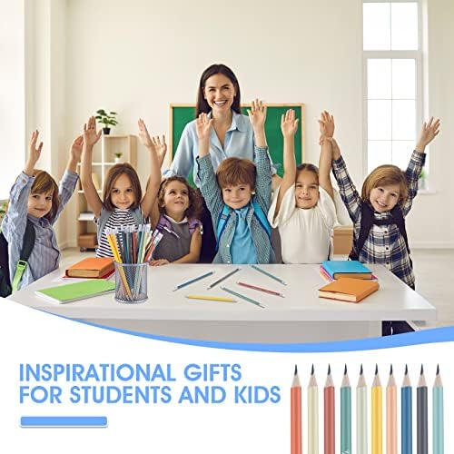 Sabary 60 Pcs Inspirational Pencils Bulk Back to School Gift School Supply