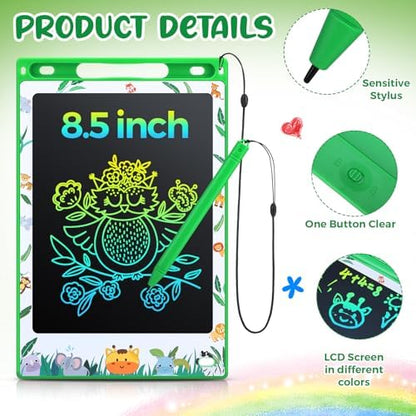 Zhehao 20 Pack 8.5 Inch LCD Writing Tablet Drawing Board,Green,Stylish