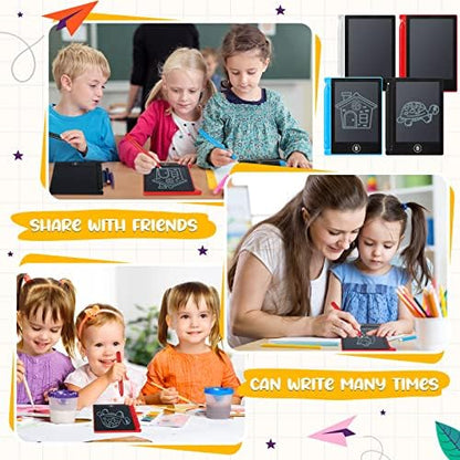 Nezyo 16 Pack 4.5 Inch Mini LCD Writing Tablet for Kids,Mix Colors