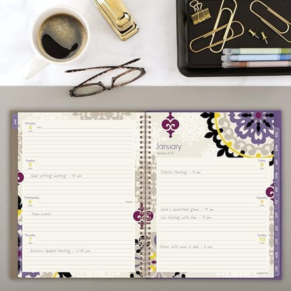 Mead Cambridge 2027 Planner, Weekly & Monthly, 8.5" x 11", Vienna (122-905-27)