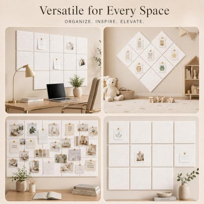 Felt Bulletin Board Tiles, Large Cork Board Alternative,24 x 36 in