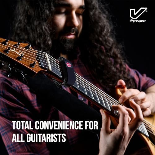 Gruv Gear Fret Wrap & Guitar Mute MTD Edition, Fretwrap for Acoustic, Electric & Bass | String Dampener Recording, Tapping & Practice Accessory (1 Pack, Small Black, Fits 4 String Bass, 6 String