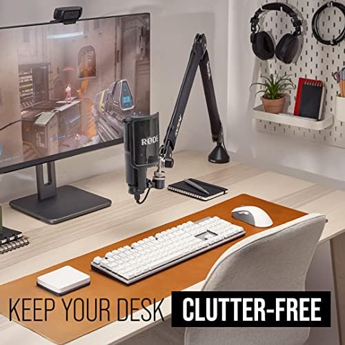 RØDE PSA1+ Professional Studio Arm with Spring Damping and Cable Management, Black